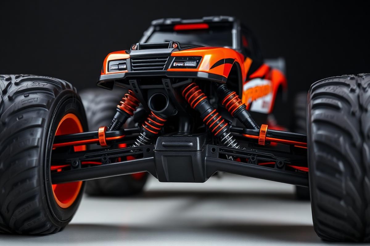 RC truck with JHRacing parts